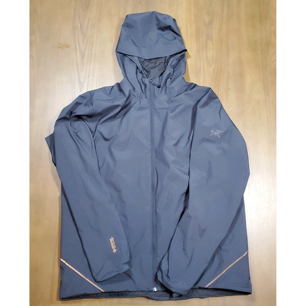 Arc'teryx Solano Hoody Jacket Men's Reflective Gore-Tex Infinium Outdoor Size L